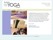 Tablet Screenshot of berkeleyyoga.com